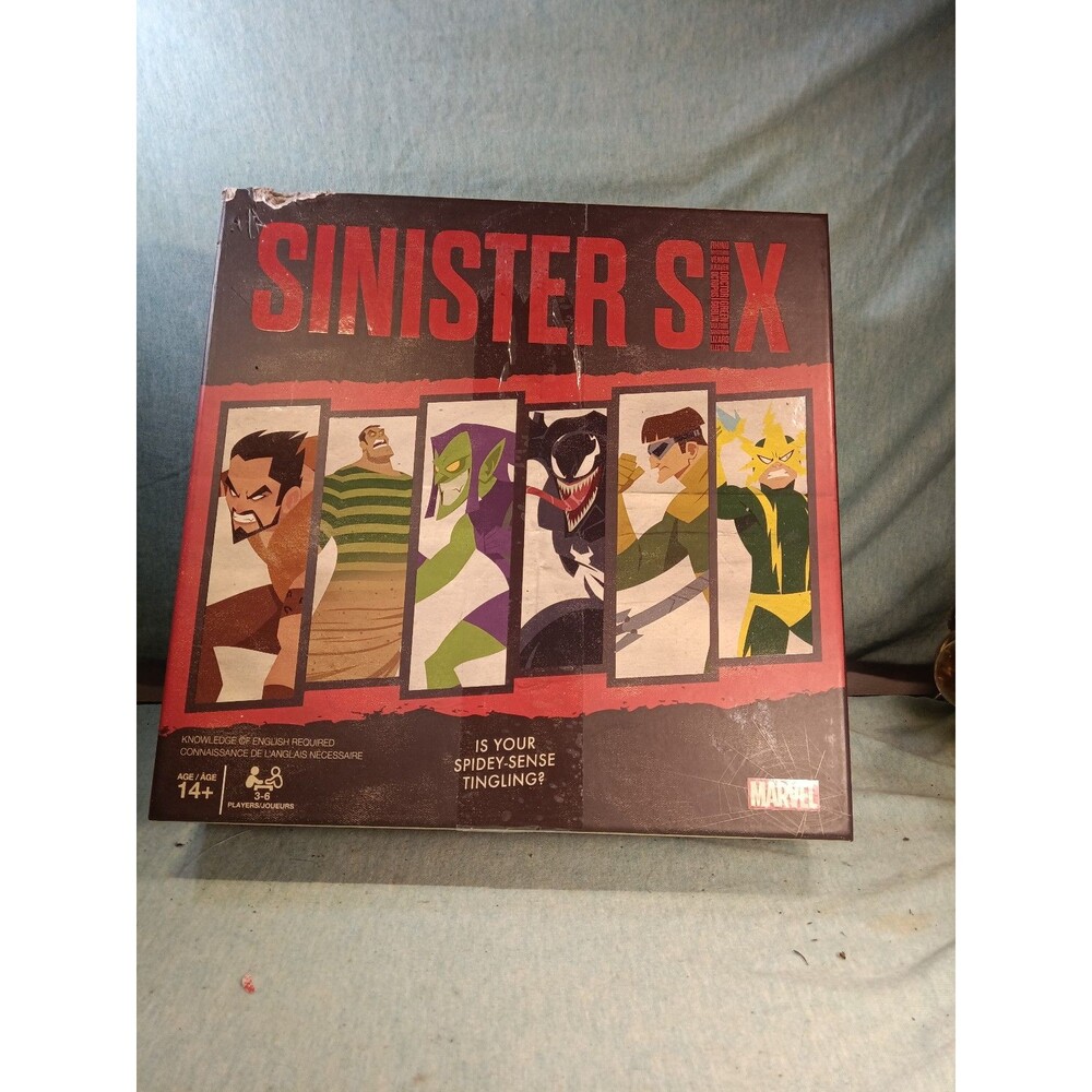 Marvel Sinister Six, Spider-Man Villains Heist Card Game Teens Adult
